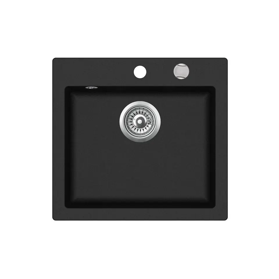 Clivo 50 S-TQ metalic onyks kitchen sink at Wasserman.eu