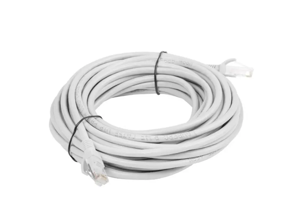 ⁨Lanberg Patchcord RJ45 cat. 6 UTP 5m grey⁩ at Wasserman.eu