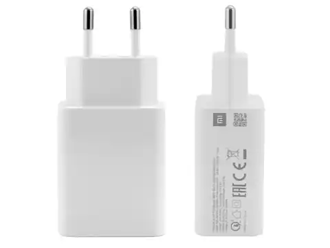 ⁨Ładowarka sieciowa Xiaomi Adapter MDY-10-EF QC 3.0 3A kabel USB-C Biała⁩ w sklepie Wasserman.eu