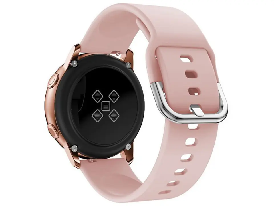 ⁨Gumowy Uniwersalny pasek sportowy Alogy soft band do smartwatcha 20mm Różowy⁩ w sklepie Wasserman.eu