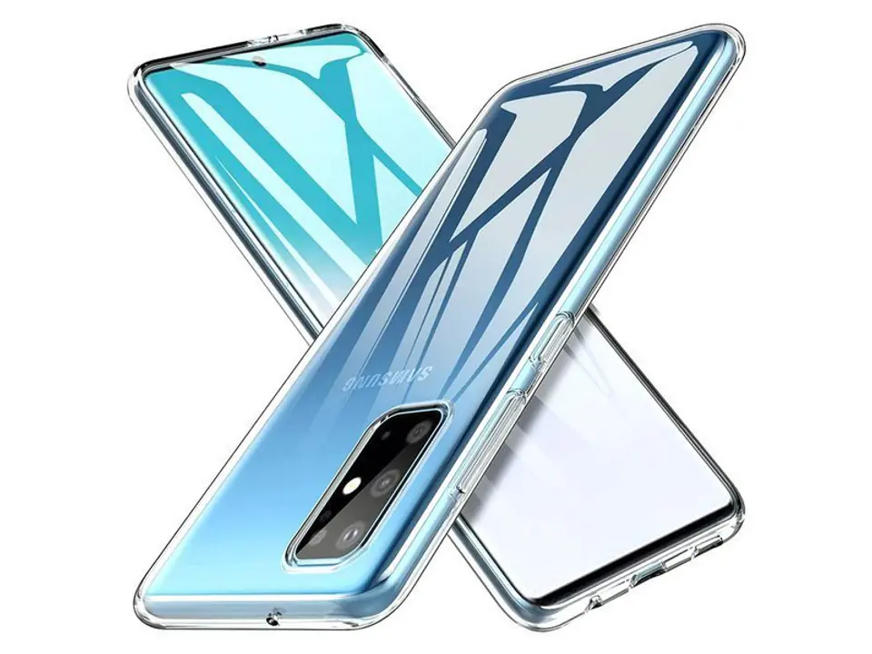 ⁨Samsung S20 Plus Silicone Transparent Crystal Case⁩ at Wasserman.eu