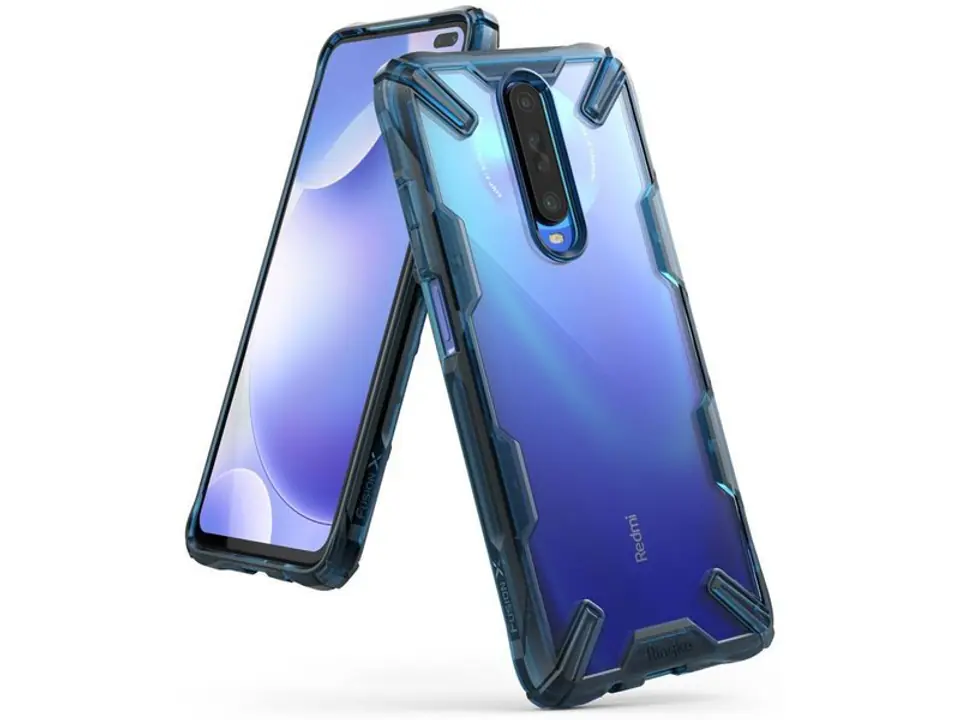 ⁨Ringke Fusion X Case for Xiaomi Redmi K30/ Poco X2 Space Blue⁩ at Wasserman.eu