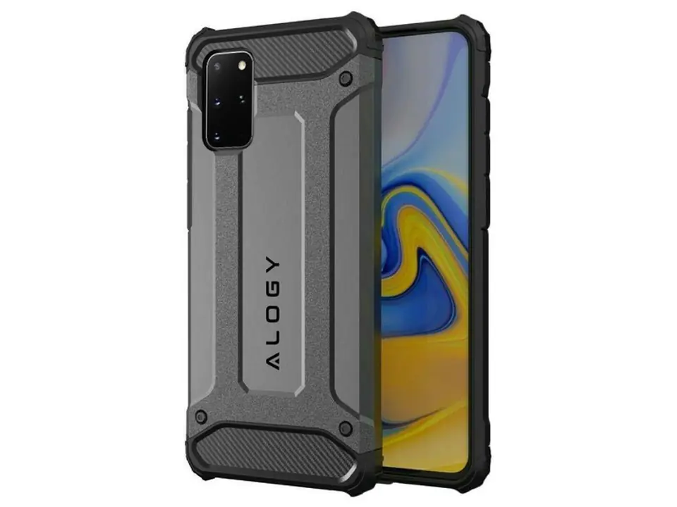 ⁨Alogy Hard Armor Case for Samsung Galaxy S20 Plus grey⁩ at Wasserman.eu