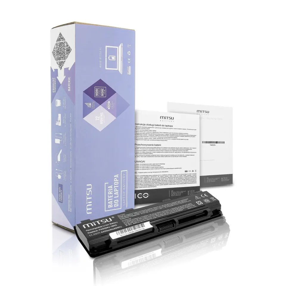 Bateria do Toshiba C850, L800, S855 4400 mAh (49 Wh) 10.8 - 11.1 Volt w sklepie Wasserman.eu