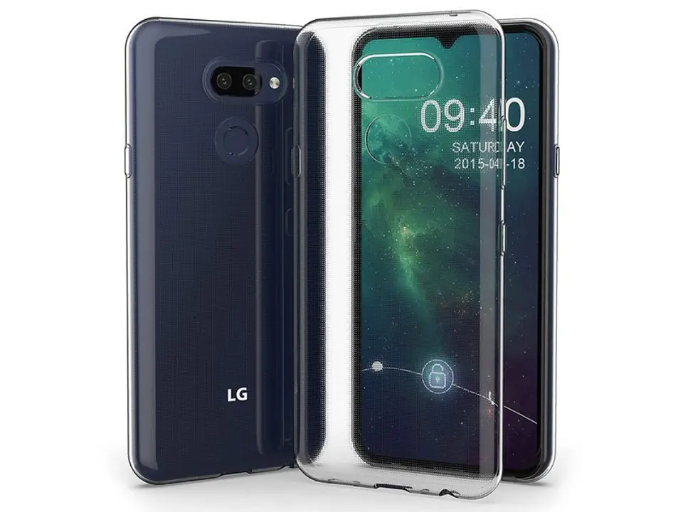 ⁨Etui silikonowe Alogy obudowa case do LG K40S/K50 przezroczyste⁩ w sklepie Wasserman.eu