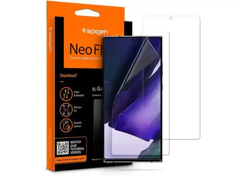 ⁨2x Folia ochronna Spigen Neo Flex HD do Galaxy Note 20 Ultra Case Friendly⁩ w sklepie Wasserman.eu