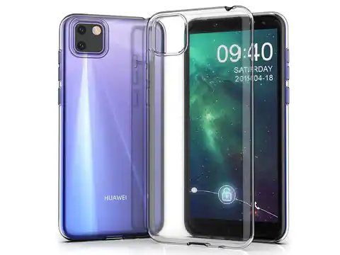 ⁨Silicone case Alogy case case for Huawei Y5P transparent⁩ at Wasserman.eu