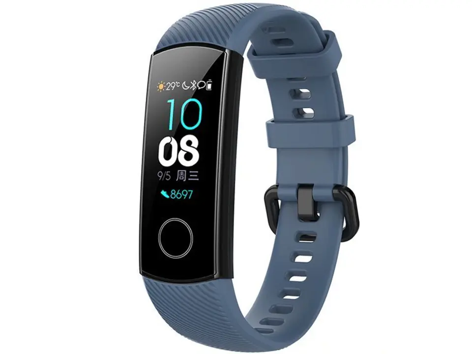 ⁨Alogy Rubber Strap for Honor Band 4/5 Graphite⁩ at Wasserman.eu