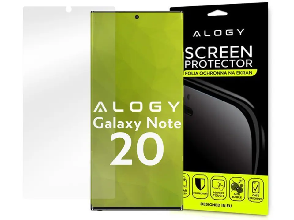 ⁨Folia ochronna Alogy Hydrogel 3D do Samsung Galaxy Note 20⁩ w sklepie Wasserman.eu