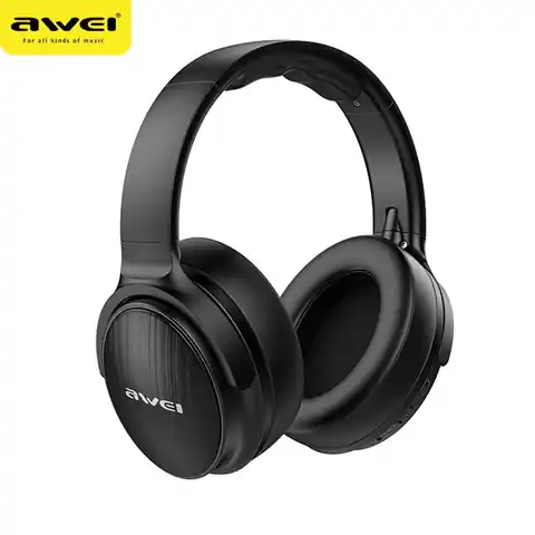 ⁨AWEI Bluetooth over-ear headphones A780BL black/black⁩ at Wasserman.eu