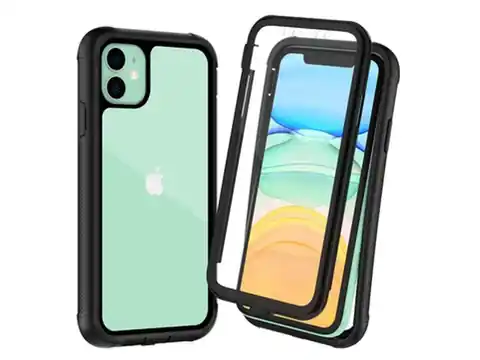 ⁨Case Alogy armored rugged Full-body for Apple iPhone 11 Black⁩ at Wasserman.eu