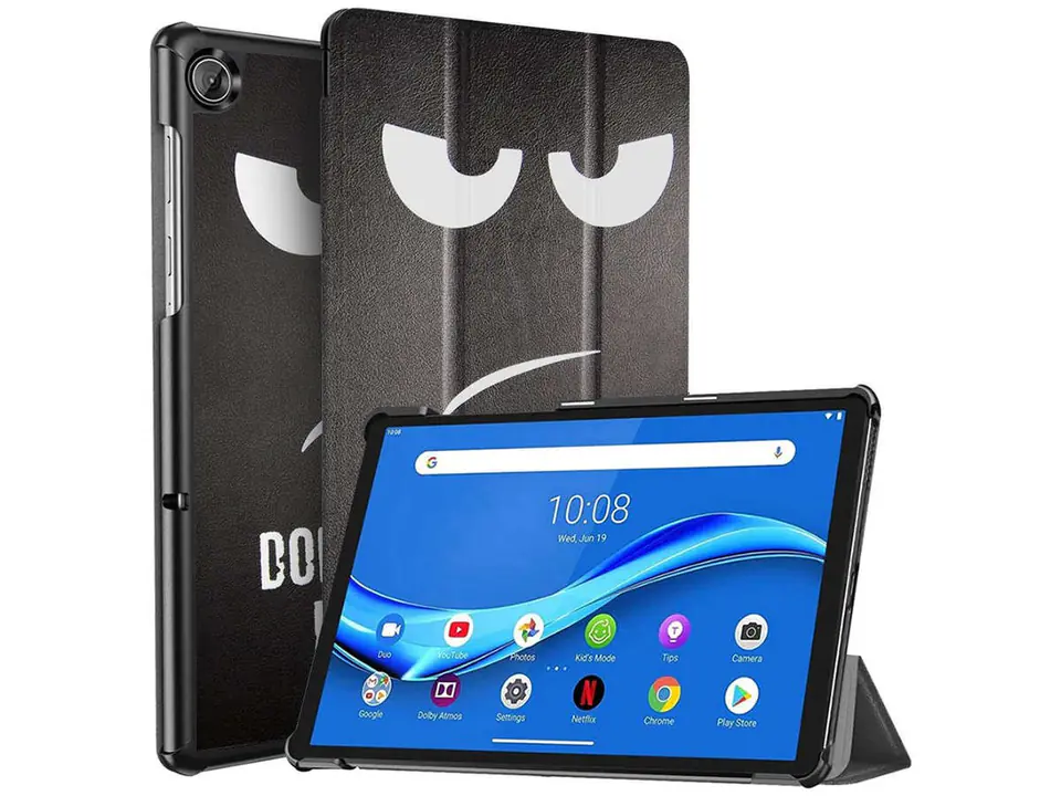 ⁨Etui Alogy Book Cover do Lenovo M10 Plus 10.3 TB-X606 Don't touch my pad⁩ w sklepie Wasserman.eu