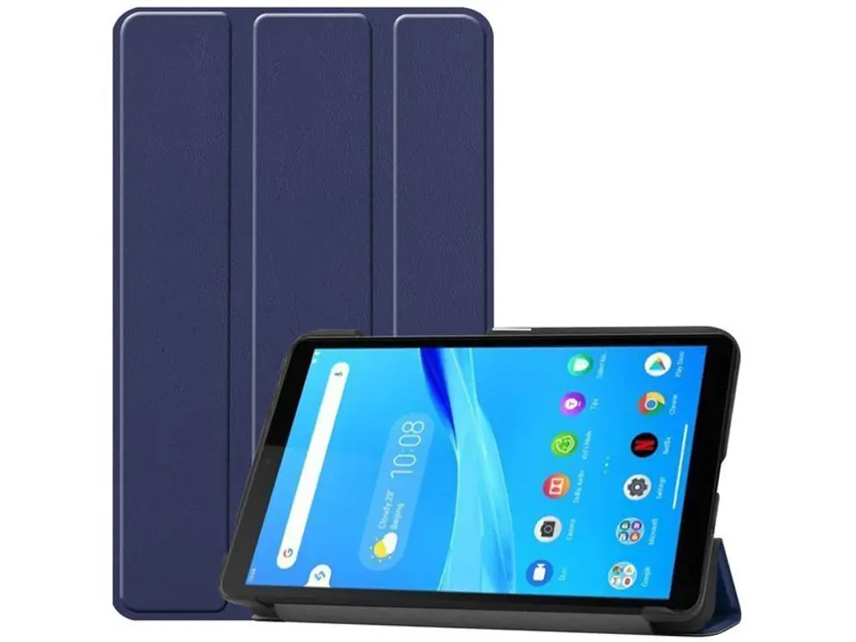 ⁨Etui obudowa Alogy Book Cover do Lenovo Tab M7 TB-7305F Granatowe⁩ w sklepie Wasserman.eu