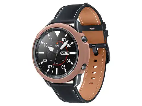⁨Etui Spigen Liquid Air do Samsung Galaxy Watch 3 45mm Bronze⁩ w sklepie Wasserman.eu