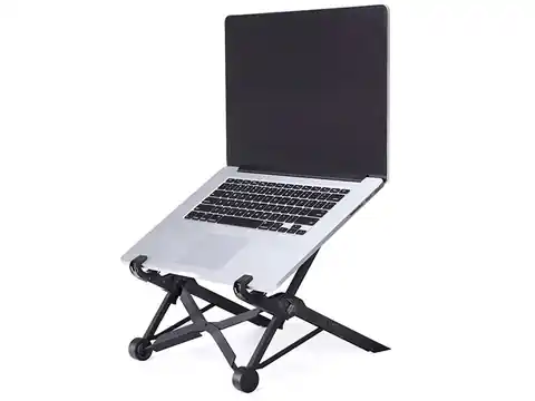 ⁨Przenośne składane biurko Nexstand K2 stojak pod laptopa podstawka Czarna⁩ w sklepie Wasserman.eu