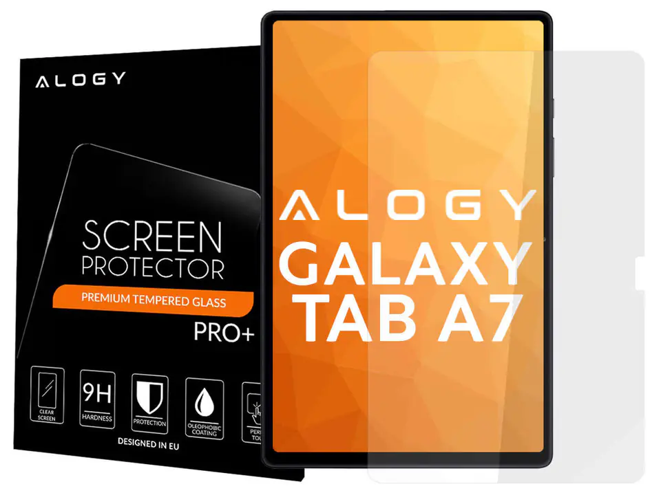 ⁨Szkło hartowane Alogy 9H do Samsung Galaxy Tab A7 10.4 2020/ 2022 T500/T505⁩ w sklepie Wasserman.eu