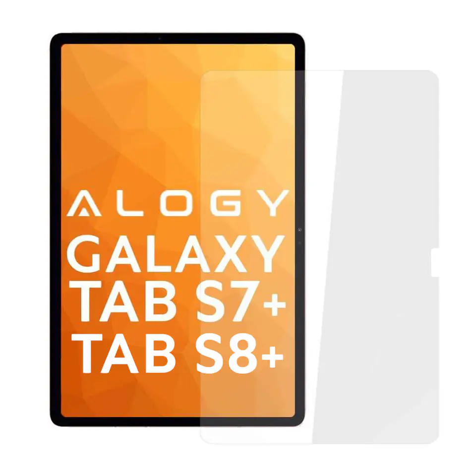 ⁨Szkło hartowane Alogy 9H do Samsung Galaxy Tab S7 Plus/ S8 Plus T970/ T976B/ X800/ X806⁩ w sklepie Wasserman.eu