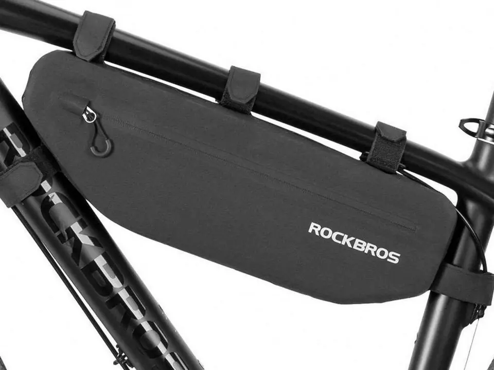 ⁨Pouch bag pannier for bike under frame RockBros AS-043 Black⁩ at Wasserman.eu