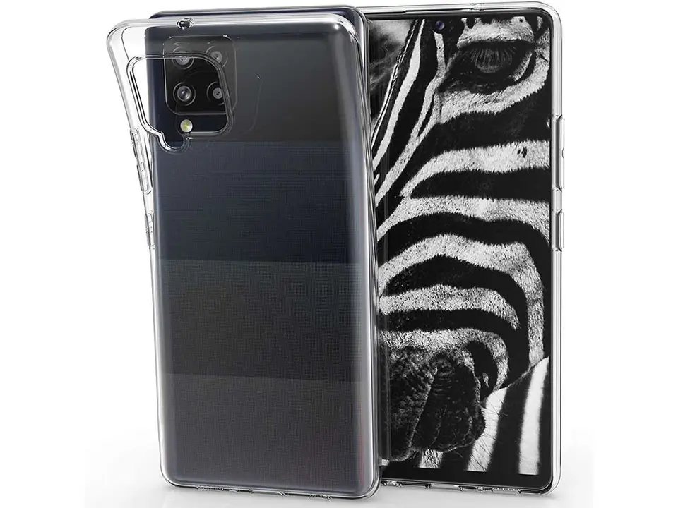 ⁨Case case for Samsung Galaxy A42 5G silicone transparent⁩ at Wasserman.eu