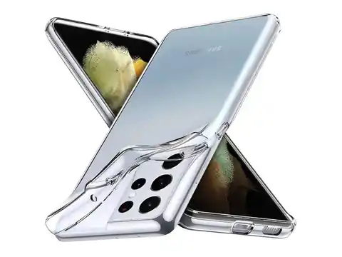 ⁨Etui silikonowe Alogy obudowa case do Samsung Galaxy S21 Ultra przezroczyste⁩ w sklepie Wasserman.eu