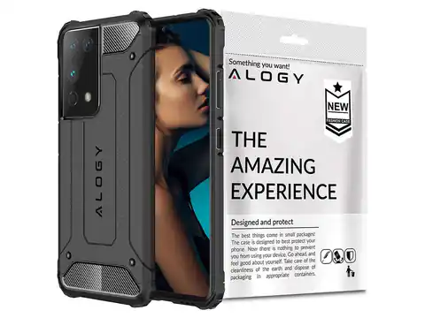 ⁨Alogy Hard Armor Case for Samsung Galaxy S21 Ultra grey⁩ at Wasserman.eu