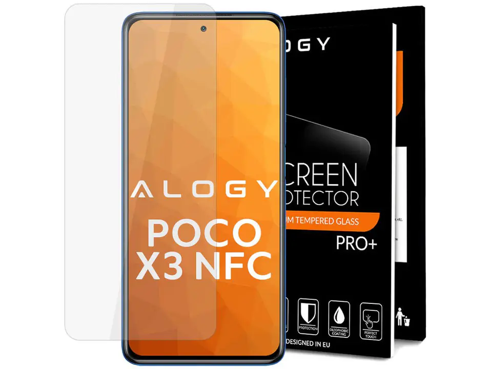 ⁨Szkło hartowane Alogy na ekran do Xiaomi Poco X3 NFC⁩ w sklepie Wasserman.eu