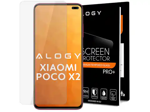 ⁨Szkło hartowane 9H Alogy na ekran do Xiaomi Poco X2⁩ w sklepie Wasserman.eu