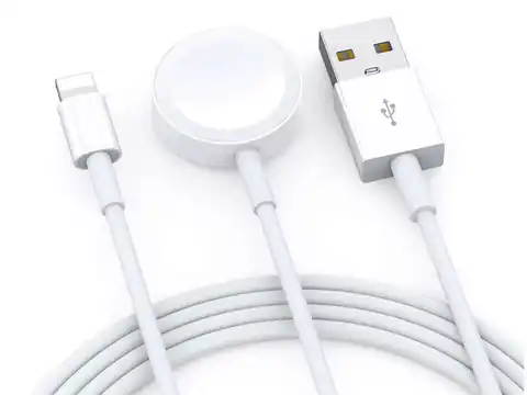 ⁨Qi + Lightning 2in1 Alogy Inductive Charger for Apple Watch/ iPhone⁩ at Wasserman.eu