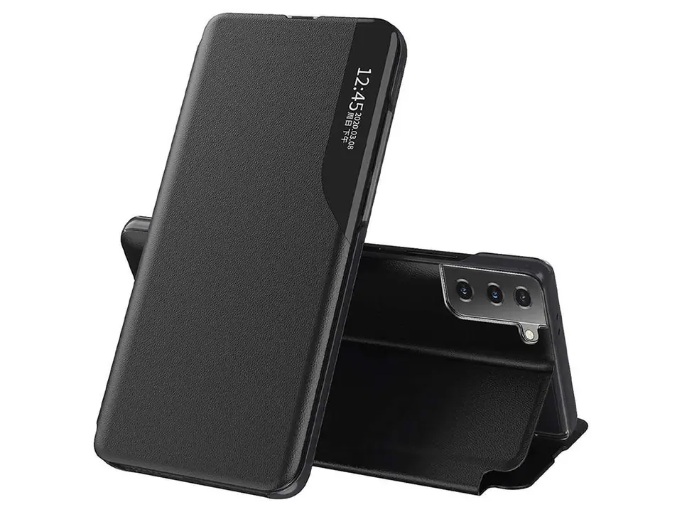 ⁨Etui z klapką portfel Alogy skórzane Smart View Cover do Samsung Galaxy S21 Plus⁩ w sklepie Wasserman.eu