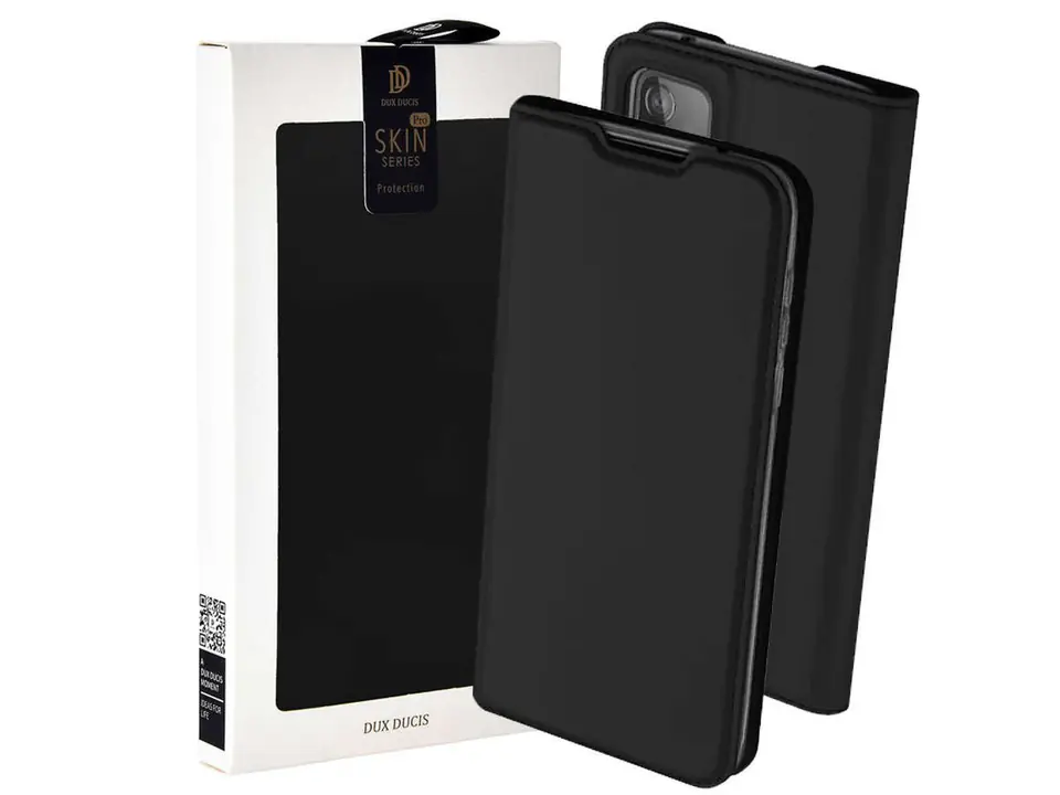 ⁨Case SAMSUNG GALAXY A52 / A52s with Dux Ducis Flip Leather black⁩ at Wasserman.eu