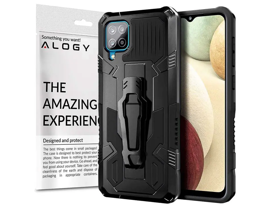 ⁨Armored Protective Case Alogy Stand for Samsung Galaxy A42 5G⁩ at Wasserman.eu