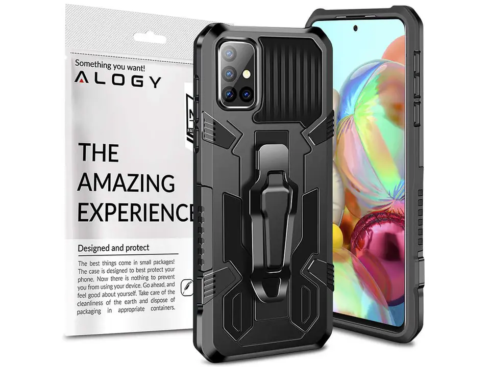 ⁨Pancerne etui ochronne Alogy stojak do Samsung Galaxy A51 5G⁩ w sklepie Wasserman.eu