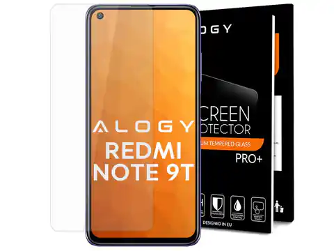 ⁨Szkło hartowane Alogy na ekran do Xiaomi Redmi Note 9T⁩ w sklepie Wasserman.eu