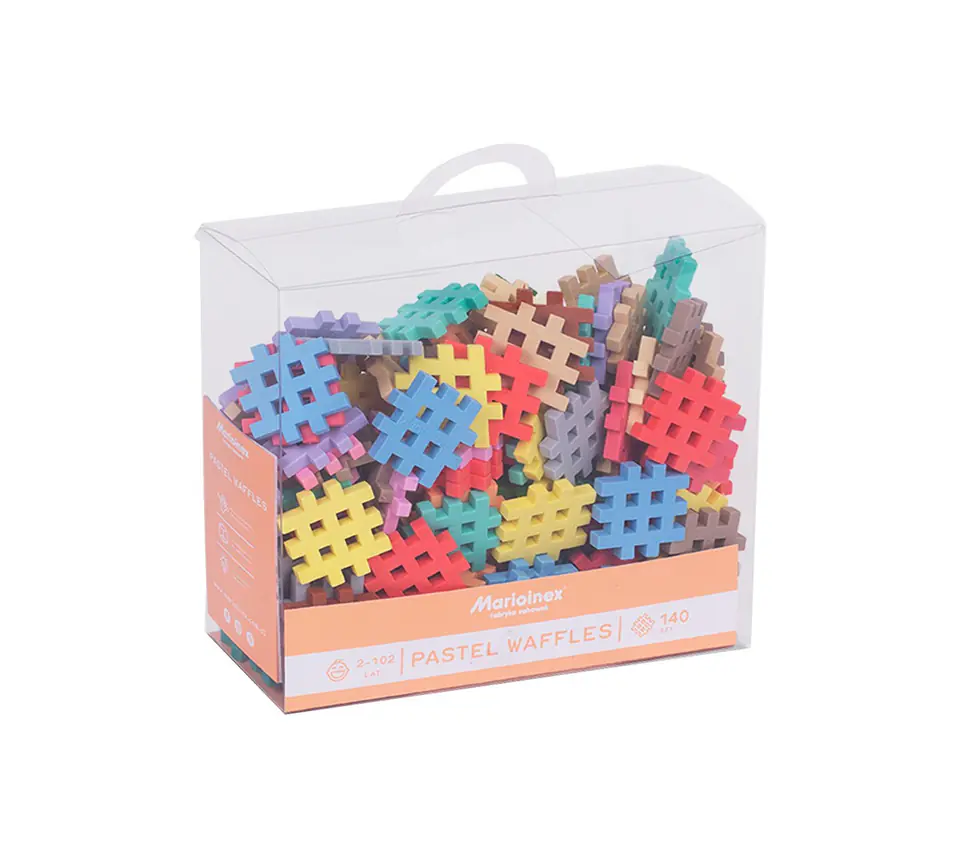 ⁨Marioinex Waffle Blocks Mini Pastel 140 pcs⁩ at Wasserman.eu