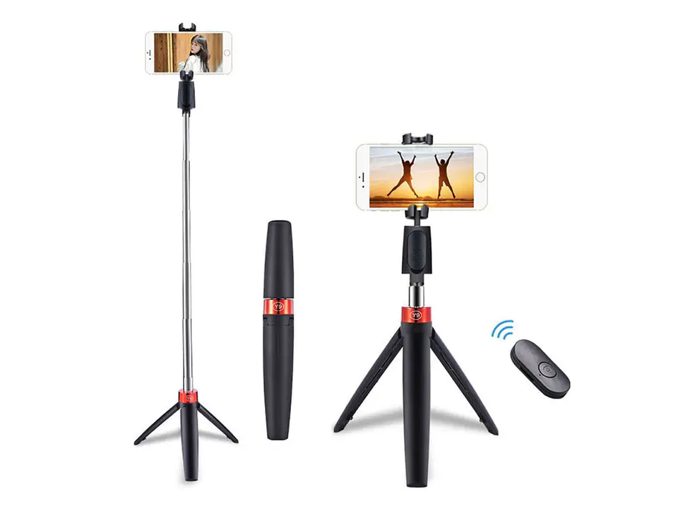 ⁨Selfie stick Alogy mini Tripod Stick monopod Black⁩ at Wasserman.eu