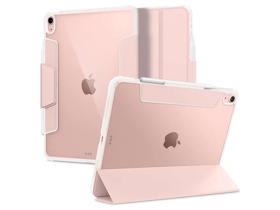 ⁨Spigen Ultra Hybrid Pro Pencil case for Apple iPad Air 4 2020 / 5 2022 Rose Gold⁩ at Wasserman.eu