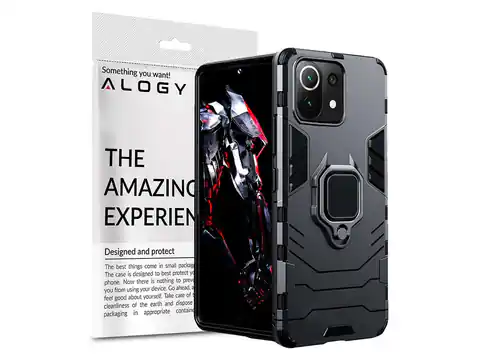 ⁨Alogy Stand Ring Armor Case for Xiaomi Mi 11 Lite⁩ at Wasserman.eu
