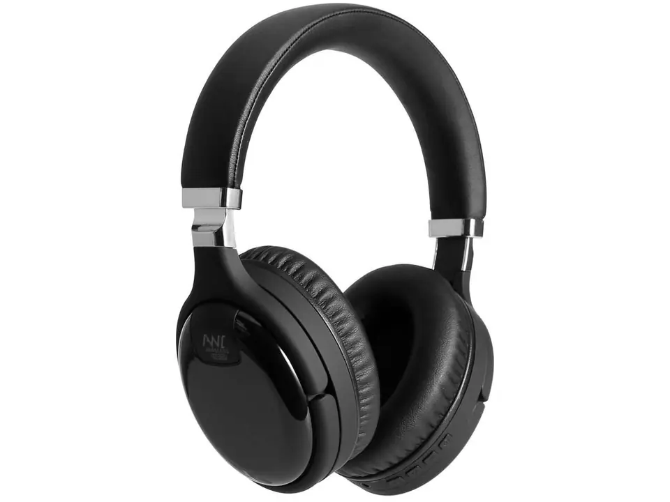 ⁨Wireless On-ear Headphones Alogy with Microphone ANC Bluetooth 5.00 Black⁩ at Wasserman.eu