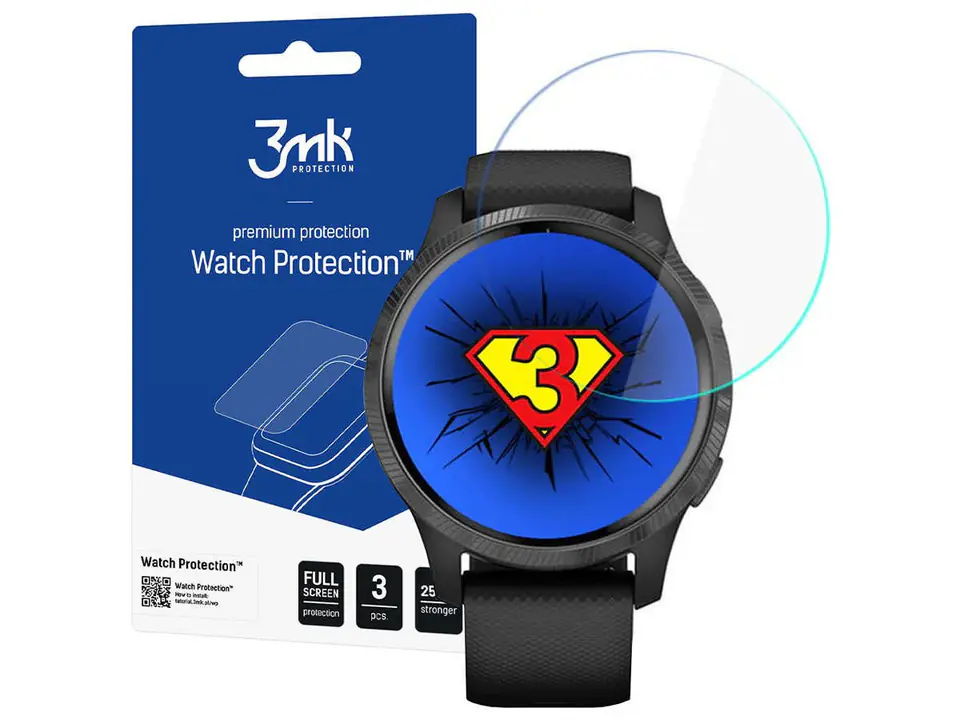 ⁨Folia ochronna na ekran x3 3mk Watch Protection do Garmin Venu 2s⁩ w sklepie Wasserman.eu