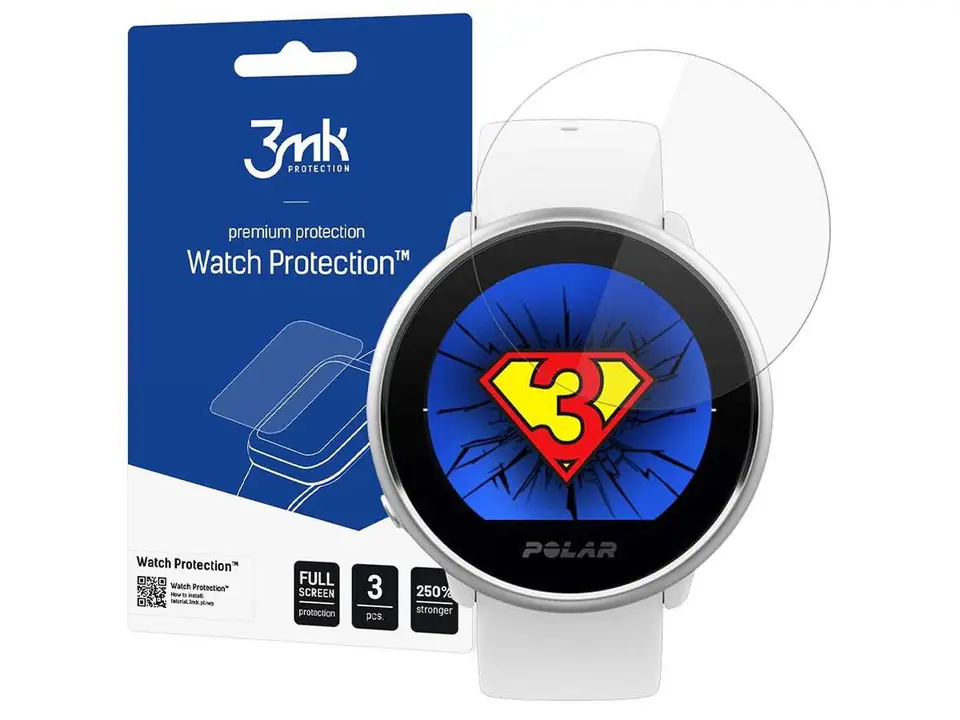 ⁨Folia ochronna na ekran x3 3mk Watch Protection do Polar Ignite⁩ w sklepie Wasserman.eu