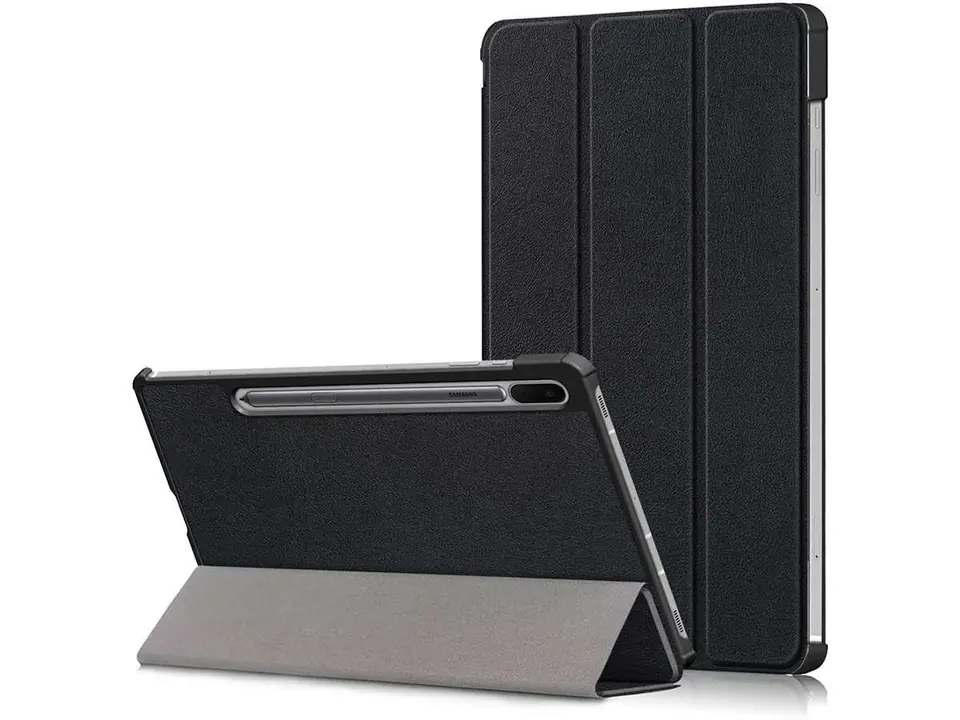 ⁨Alogy Book Cover for Galaxy Tab S7 FE 5G 12.4 T730/T736B Black⁩ at Wasserman.eu