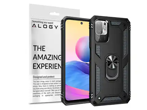 ⁨Alogy Stand Armor Ring Case for Xiaomi Poco M3 Pro/ Redmi Note 10 5G⁩ at Wasserman.eu