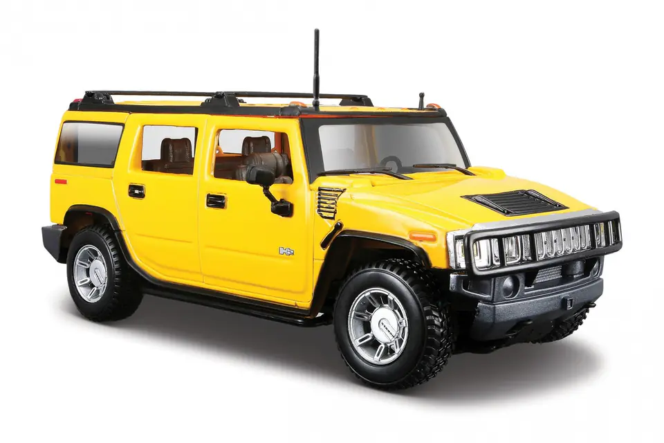 Maisto Hummer H2 SUV 2003 yellow 1/27 at Wasserman.eu