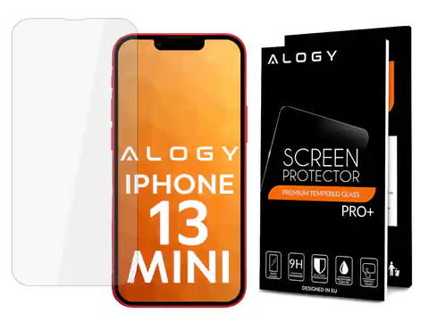 ⁨Szkło hartowane Alogy na ekran do Apple iPhone 13 Mini 5.4⁩ w sklepie Wasserman.eu