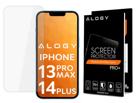 ⁨Szkło hartowane Alogy na ekran do Apple iPhone 13 Pro Max/ 14 Plus⁩ w sklepie Wasserman.eu