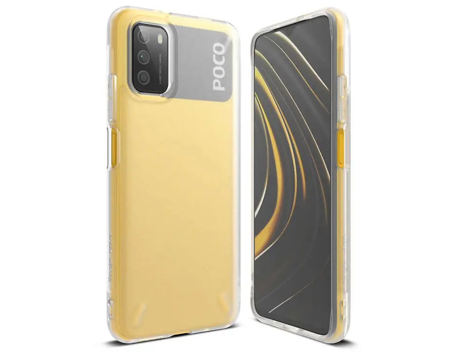 ⁨Protective Case Case Case Ringke Onyx for Xiaomi Poco M3 Clear⁩ at Wasserman.eu