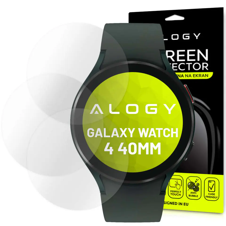 ⁨3x Folia hydrożelowa Alogy Hydrogel do Samsung Galaxy Watch 4 40mm⁩ w sklepie Wasserman.eu