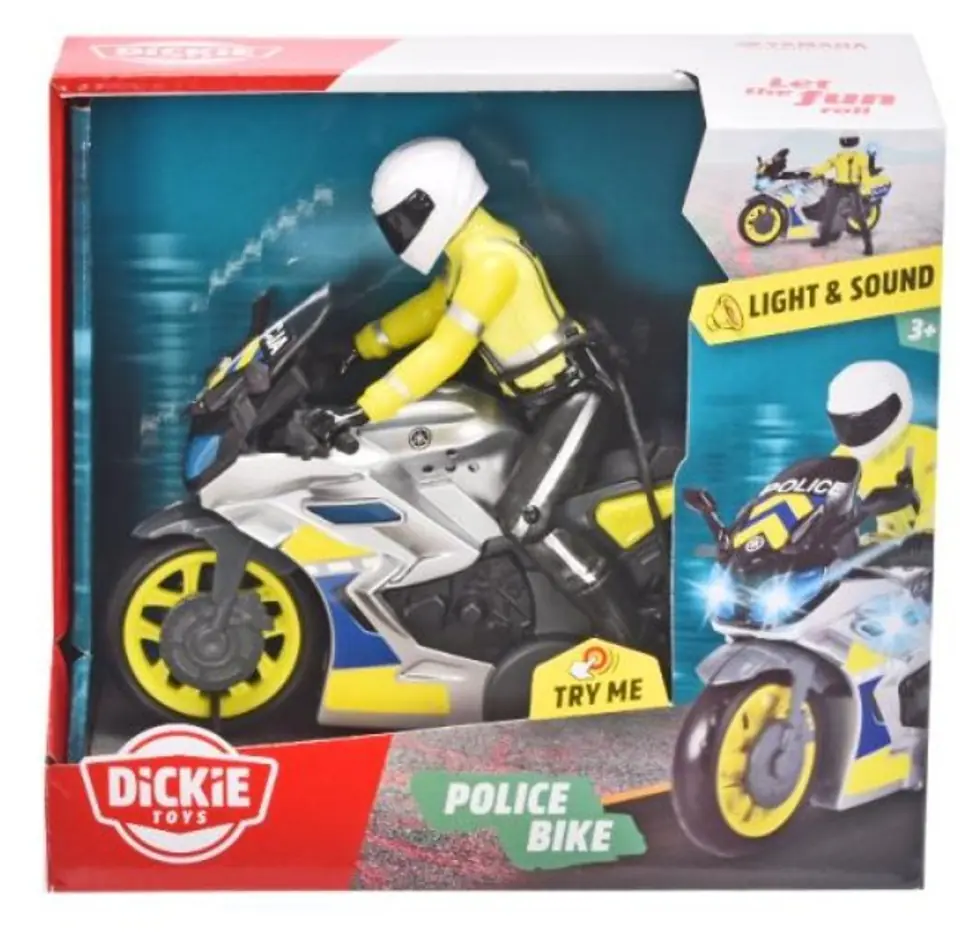 ⁨Pojazd SOS Motocykl policyjny 17 cm⁩ w sklepie Wasserman.eu