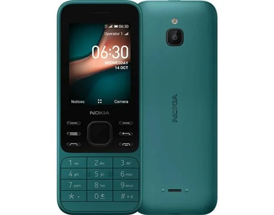 Mobile phone 6300 4G Dual SIM cyan at Wasserman.eu