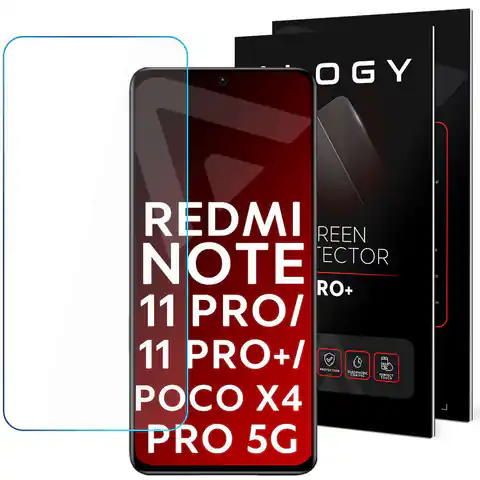 ⁨Szkło hartowane 9H Alogy ochronne na ekran do Xiaomi Redmi Note 11 Pro/ 11 Pro Plus/ Poco X4 Pro 5G⁩ w sklepie Wasserman.eu